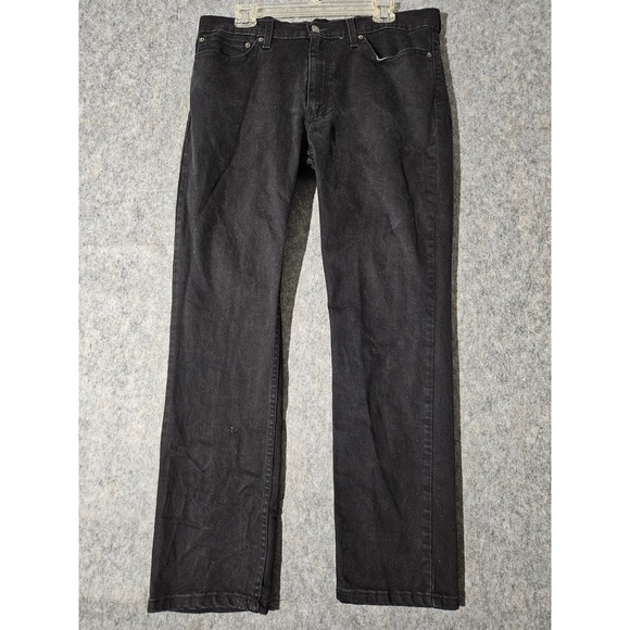 Levi Strauss Signature Other - Levis 511 Mens Slim Fit Black Denim Jeans 36x30
